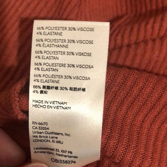 FREE PEOPLE Marley Off The Shoulder Cross Over Long Sleeve Ribbed Knit Sz Small - Picture 6 of 13